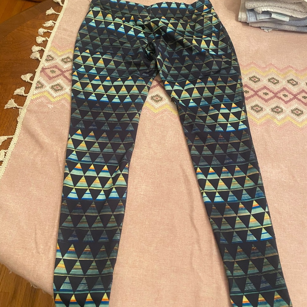 - Workout Yoga Leggings Triangle Print sz M